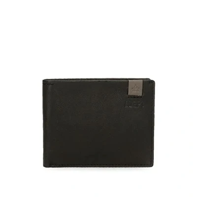 Image of joumma bags,s.l. Adept MAX Wallet with Purse Black 12.5 x 9.5 1 cm Leather, Black/White,