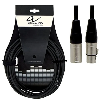 Image of GEWA Microphone cable Pro Line 6m, black, XLR (f) XLR(m), 190550