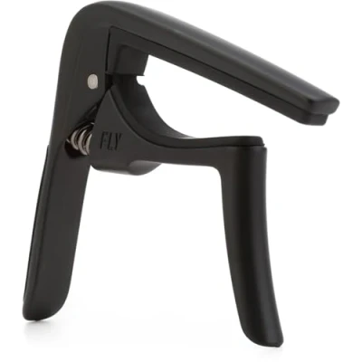 Image of Jim Dunlop 63CBK Trigger Fly Capo Curved, Black, 68 g
