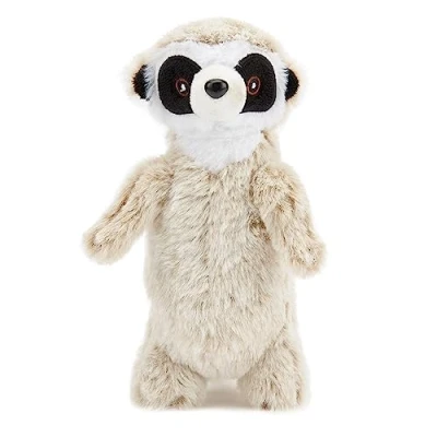 Image of Zappi Co Ultra Soft Meerkat Plush Toy (20cm Height) 100% Recycled, Eco Friendly, Newborn Gift, Realistic Lifelike