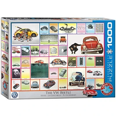 Image of Eurographics 6000 0800 The VW Beetle Volkswagen Puzzle, various, 48 x 68 cm