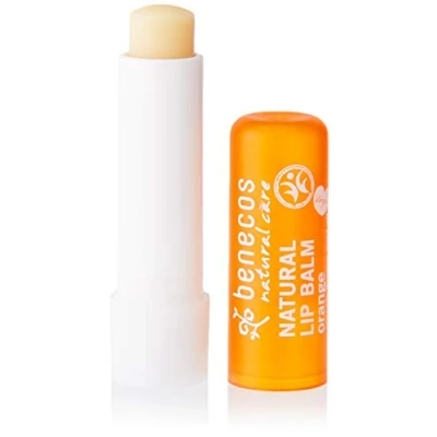 Image of Benecos Natural beauty Cosmetics Lip Balm Orange Vegan, 4.8 g (Pack of 1)