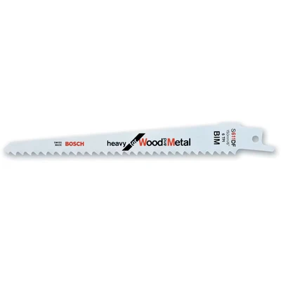 Image of Bosch 2608654981 S1122Vf Pack of 5 Saber Saw Blade Flex Wood/Metal