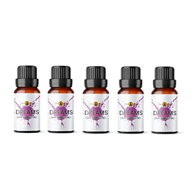 Image of Aroma Energy Dreams Fragrance Oil 50ml (5 x 10ml) Highly Scented for Making Candle, Soap, Wax Melt, Diffuser etc