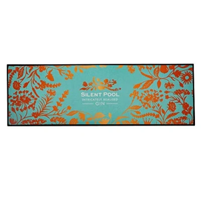 Image of Silent Pool Gin Bar Top Runner Mat 60cm x 20cm Non Slip, Large