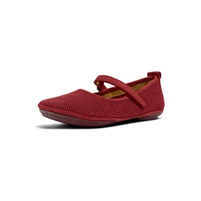 Image of Camper Women&#039;s Right Nina K201402 Ballet Flat, Burgundy 004, 2 UK