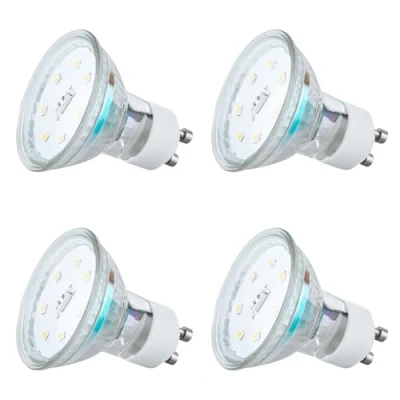 Image of SEBSON GU10 LED Bulbs Warm White 2900K, 3.5W 4 Pack Spot Lights Ceiling Equivalent 35W Halogen Bulbs, 300lm, 110º Beam Angle 230V Bulb, Non dimmable