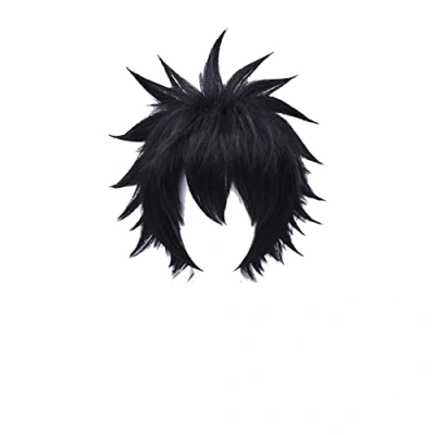 Image of Bloody devil Halloween Costume Party Anime Cosplay Wig with Free Cap for My Hero Academia (Dabi)
