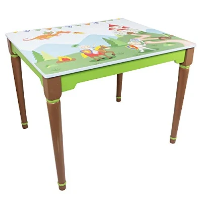 Image of Fantasy Fields Childrens Knights Dragons Kids Wooden Table (no chairs) TD 11837A1