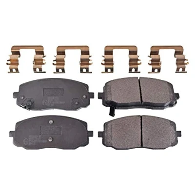 Image of 5810107A00, 5810107A10, 5810107A20 Brake pad set FEBI BILSTEIN 116299 HYUNDAI: i10 I, i20 I Hatchback