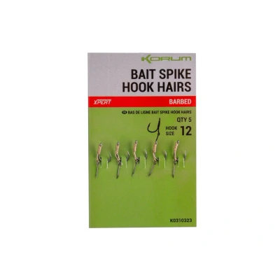 Image of Korum Bait Spike Hook Hairs 12 (5 pieces) Coarse hooks