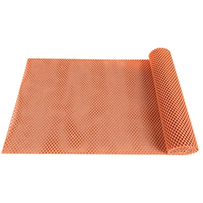 Image of ASAB 1 x Anti Slip Rug Underlay 150 30cm Non Matting Grippers for Laminate Floors PVC Heat Resistance Home Office Carpet Rugs on Hard Drawers Shelf Liners (Orange)