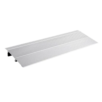 Image of VEVOR Door Threshold Ramp, 2&quot; Rise, 800 lbs Load Capacity, Ramp for Wheelchairs, Aluminum Doorways, Adjustable Modular Scooters, Power Chairs