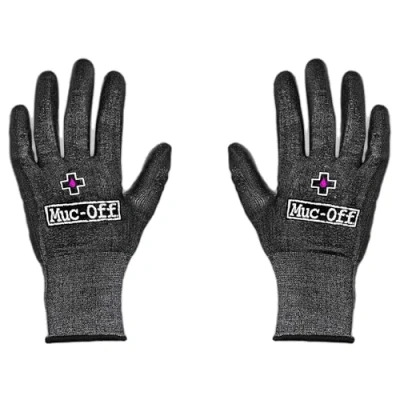 Image of Muc Off Mechanics Gloves, XL Latex Free Cut Resistant Work Gloves Washable Safety for Bike, Motorcycle, Car Workshop