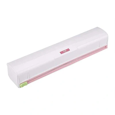 Image of VOBOR Cling Film Cutter ABS Foil and Dispenser Food Wrap Suits for Storage Kitchen Plastic Wrap, Aluminum Foil, Wax Paper
