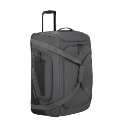 Image of American Tourister City Racer Duffle with wheels Black
