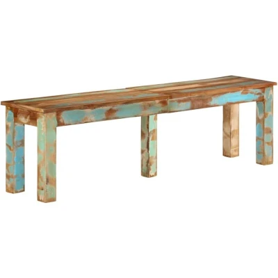 Image of vidaXL Bench 160x35x46 cm Solid Reclaimed Wood