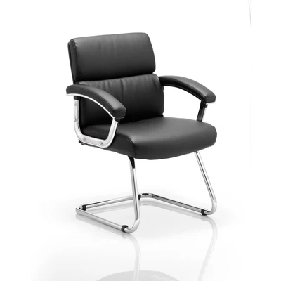 Image of Desire Cantilever Chair with Arms Black