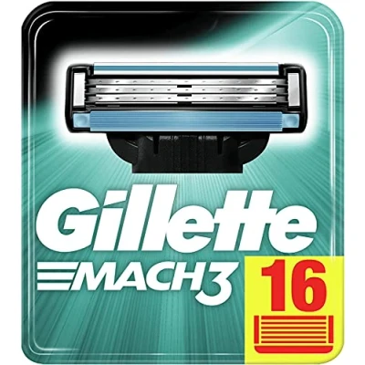 Image of Gillette Razor Blades 16Pcs for Men Mach 3, 200 g