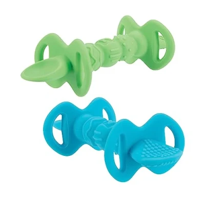 Image of Nuby Dipeez 2 in 1 Silicone Spoons/Dipper, 2pk, Colors May Vary
