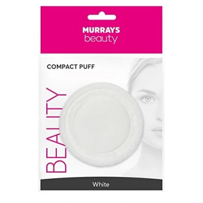 Image of Murrays Manicure Compact Puff, White, 6 cm
