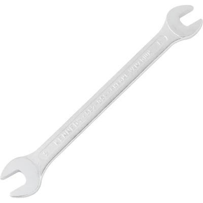 Image of Kennedy Metric Open Ended Spanner, Double End, Chrome Vanadium Steel, 8mm x 9mm