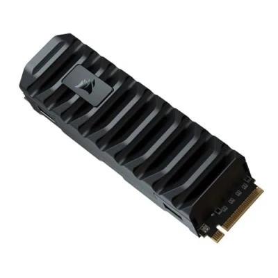 Image of Corsair MP600 PRO XT 1TB Gen4 PCIe x4 NVMe M.2 SSD (Up to 7,100 MB/s Sequential Read and 5,800 Write Speeds, High Density TLC NAND, Aluminum Heatspreader, 2280 Form Factor) Black