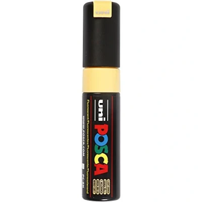Image of uni ball 401505 730 flue ligh Acrylic Markers, Letter Print, Fluo Light Orange, One Size