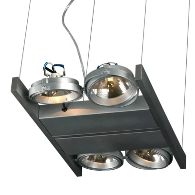 Image of 4 Light Commercial Lighting Aluminum G53 Bulb