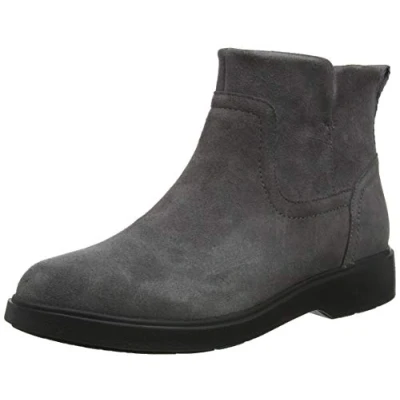 Image of Clarks Un Elda Lo, Women’s Slouch Boots, Grey (Grey Suede Suede), 5.5 UK (39 EU)