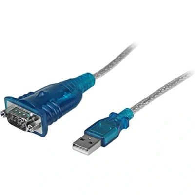 Image of StarTech.com 17in (43cm) 1 Port USB to RS232 DB9 Serial Adapter Cable, Cable M/M
