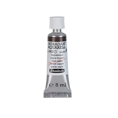 Image of Schmincke HORADAM® AQUARELL finest artists&#039; watercolours, sepia brown 5 ml