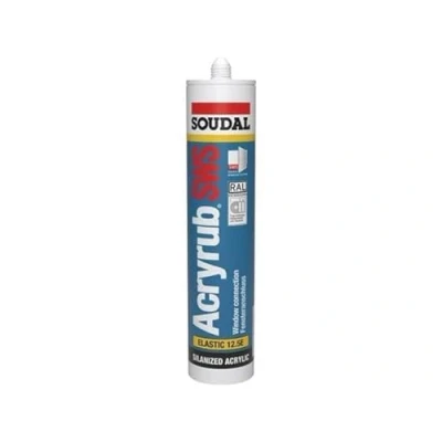 Image of Soudal Acryrub SWS Sealant Hybrid Polymer Silicone Low Modulus Airtight 310ml