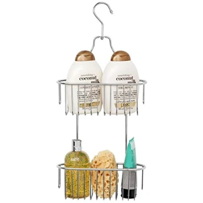 Image of simplywire 2 Tier Hanging Shower Caddy Rust Resistant Chrome