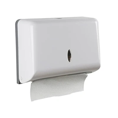 Image of Mrisata Z Fold/Multifold Paper Towel Dispenser, Multifold Holder, Restroom, Wall Mount, Hand Towels Holder,Compact Toilet Tissue Dispensers(White)