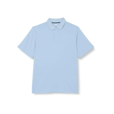 Image of Amazon Essentials Men&#039;s Regular Fit Quick Dry Golf Polo Shirt, Light Blue, S