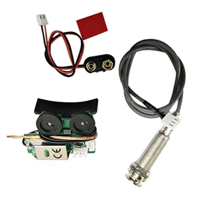 Image of Dunlea Under Saddle Piezo Pickup Onboard Preamp System for Acoustic Guitar