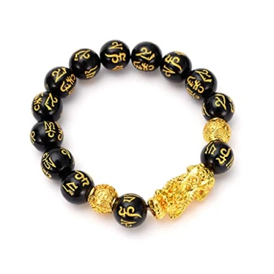Image of Watreketal Bracelet,Pixiu Bracelet Wealth Bring Good Luck &amp; Feng Shui Bracelets Lucky Amulet Jewelry to Men Women