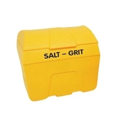 Image of Yellow Winter Salt and Grit Bin 200 Litre No Hopper