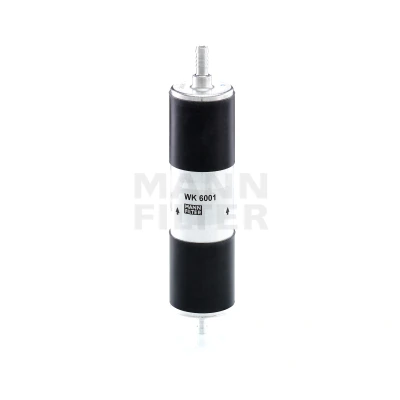 Image of 4F0127401F Fuel Filter MANN WK 6001 In Line 9mm 11mm AUDI: A6 C6 Avant, Saloon, SEAT: Exeo ST, Saloon