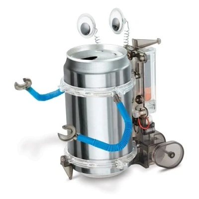 Image of 4M Toysmith, KidzRobotix Tin Can Robot, DIY Science Kits STEM Powered Kids, For Boys &amp; Girls Ages 8+
