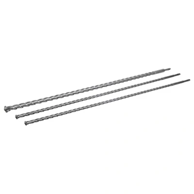 Image of Rolson 48695 3 pc 1000 mm Long SDS Drill Bit Set (12, 16, 24 mm)