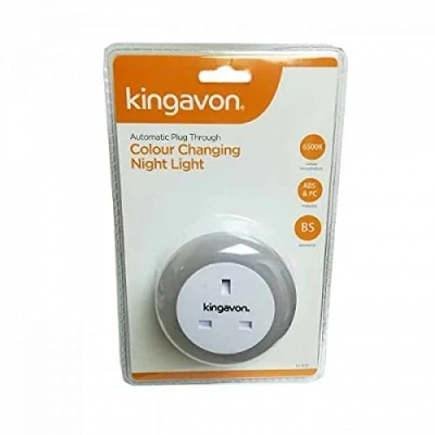 Image of Colour Changing Night Light Automatic Plug Through