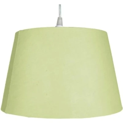 Image of Loxton Lighting Cotton Drum Shade Easy Fit ES/BC for Living Rooms, Bedrooms, hallways and Kitchens (SAGE) (10&#039; SAGE)