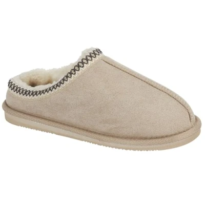 Image of Jo &amp; Joe Women&#039;s Braided Indoor Outdoor Insulated Slippers Boots (Beige, UK Footwear Size System, Adult, Women, Numeric, Medium, 4)