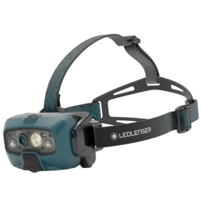 Image of Ledlenser HF8R Signature Head Torch Rechargeable, 2000lm, Up to 90hrs Runtime, 8 Modes inc Red, Green, Blue LED Light, Adjustable Focus, Waterproof, Headlamp for Camping, Essential Outdoor Equipment