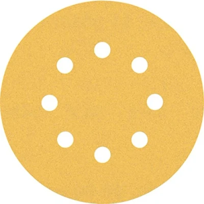 Image of Bosch Professional 5x Expert C470 Sandpaper (for Hardwood, Paint on wood, Ø 125 mm, Grit 120, Accessories Random Orbital Sander)
