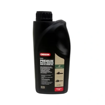Image of Oregon Biodegradable Chainsaw Chain Oil, Non Toxic Lubricating Bio Mineral Oil (1 Litre Bottle)