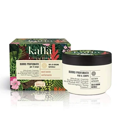 Image of Helan, Kaffa Perfumed and Nourishing Body Butter, Moisturising, Velvety Skin Cream, Cleansing Non Greasy, 200ml Made in Italy