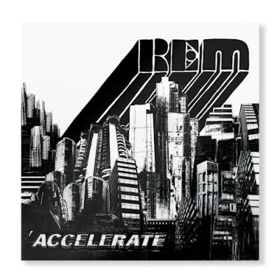 Image of REM Accelerate 180 Gram Black vinyl Sealed 2023 UK LP 00888072426290